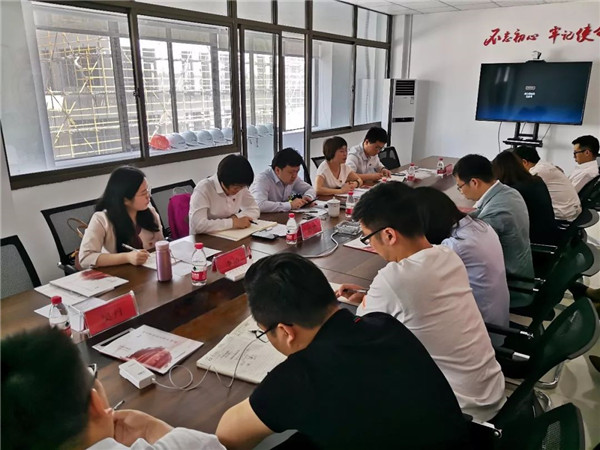 公司党委委员、副总经理徐愧儒赴菠菜导航担保网-信誉菠菜导航网-菠菜导航网新材料党支部开展党建结对帮扶