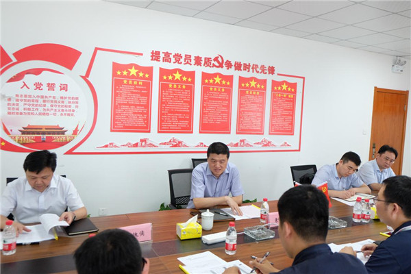公司党委书记、董事长袁仁军一行赴菠菜导航担保网-信誉菠菜导航网-菠菜导航网新材料慰问调研