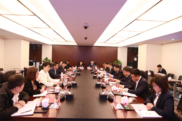 济宁能源党委书记、董事长张广宇一行到访我司
